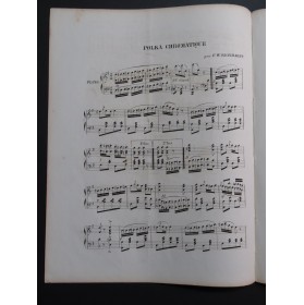 REINHARDT F. W. Polka Chromatique Piano XIXe siècle