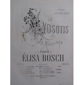 BOSCH Élisa Le Myosotis...