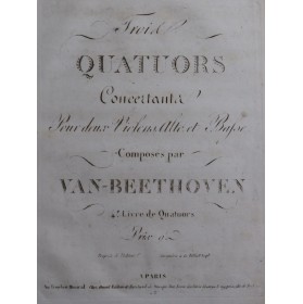 BEETHOVEN Quatuors...