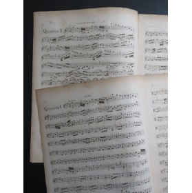 BEETHOVEN Quatuors Concertants tiré Sonates op 2 Violon Alto 1808