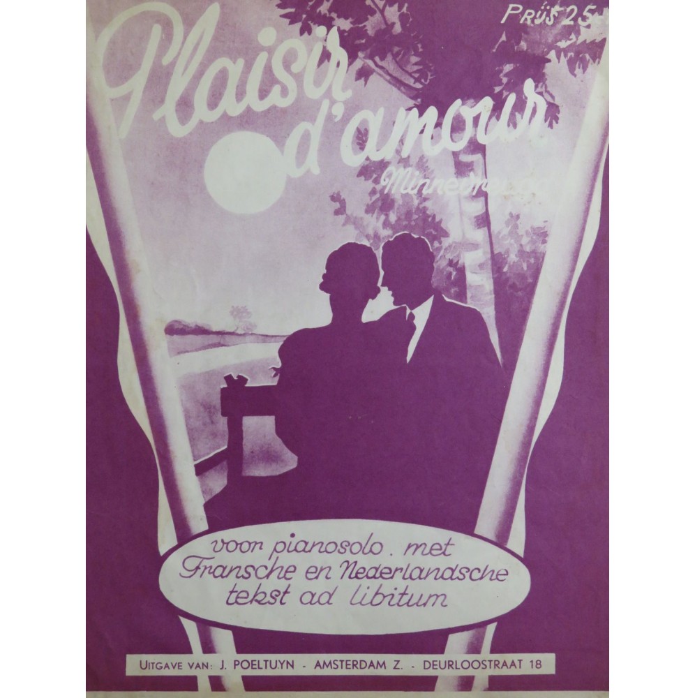 MARTINI Plaisir d'Amour Chant Piano