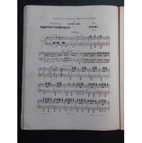 MEY Louis Norma Bellini Esquisses Dramatiques op 20 Piano 4 mains ca1870