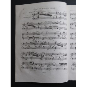 HERZ Henri Variations sur un Air Tyrolien op 13 Piano ca1820