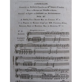 ISOUARD Nicolo Cendrillon...