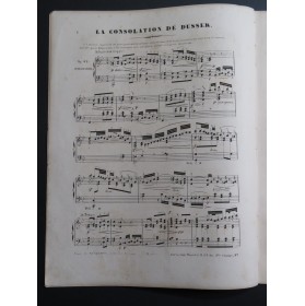 DUSSEK J. L. La Consolation op 62 Piano ca1860