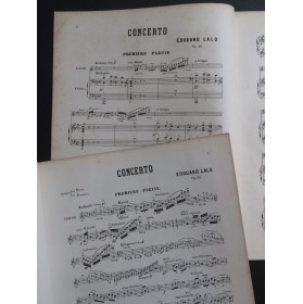 LALO Edouard Concerto op 20 Piano Violon 1874