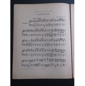 BIRD Arthur Gavotte Album Blatt Wiegenlied op 3 Piano 1885