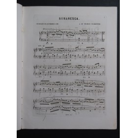 LYSBERG Ch. B. Romanesca op 38 Piano ca1854