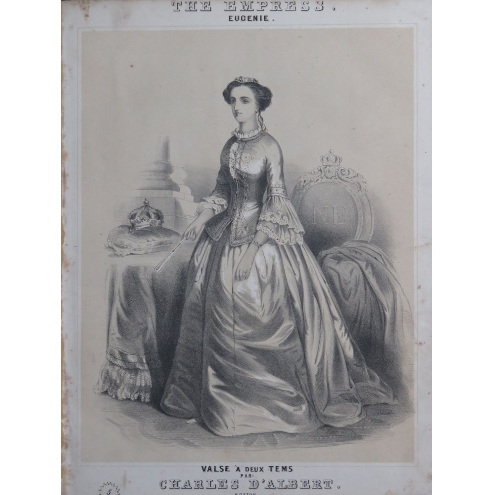 D'ALBERT Charles The Empress Waltz Piano ca1855
