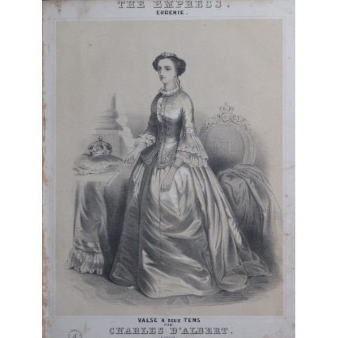D'ALBERT Charles The Empress Waltz Piano ca1855
