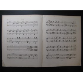 RESCH Joh. Gavotte Piano 4 mains ca1879