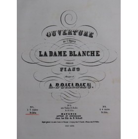 BOIELDIEU Adrien La Dame...