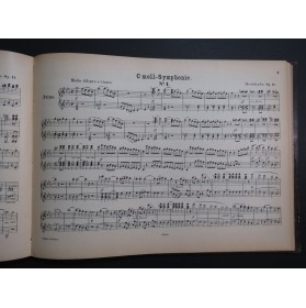 MENDELSSOHN Symphonien Symphonies Piano 4 mains XIXe