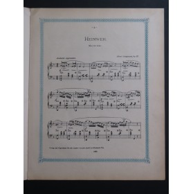 JUNGMANN Albert Heimweh op 117 Piano ca1860