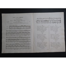 DE BEAUPLAN Amédée Mon Ami Pierre Chant Piano ou Harpe ca1820