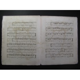 LATOUR T. Duo sur La Flute Enchantée de Mozart Piano 4 mains ca1840