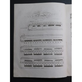 HEROLD Ferdinand Me Voilà Rondo op 14 Piano ca1820