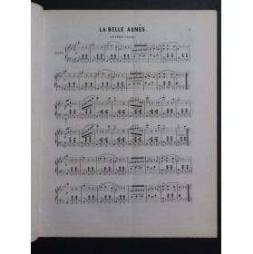 MARCAILHOU Gatien La Belle Agnès Piano ca1850