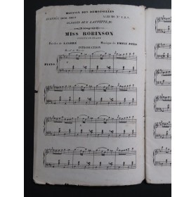 JONAS Émile Miss Robinson Opérette Chant Piano 1869