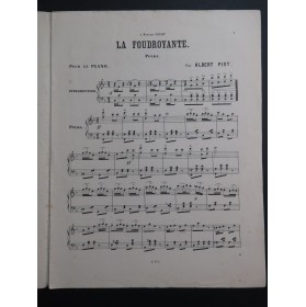 PIOT Albert Foudroyante Polka Dédicace Piano