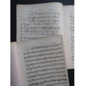 VERROUST Stanislas Fantaisie sur Gianni di Calais Piano Hautbois ca1835