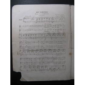 CLAPISSON Louis Les Vedettes Chant Piano ca1830