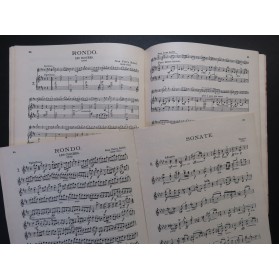 Alte Meister des Violinspiels Piano Violon 1909