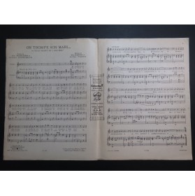 PARÈS Ph. PARYS G. Van On trompe son mari Chant Piano 1927