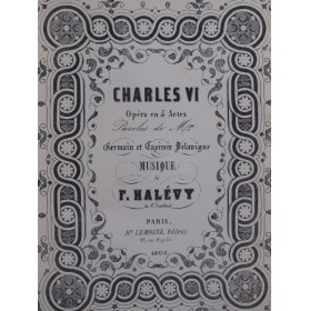 HALÉVY F. Charles VI Opéra...