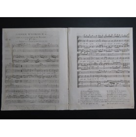 DEVIENNE François Romance d'Estelle No 4 Chant Clavecin Flûte ca1790