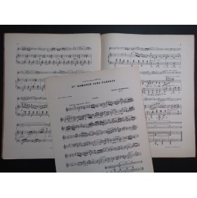 VERMEIRE Oscar Romance sans Paroles No 2 Piano Violon ca1915