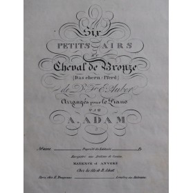 ADAM Adolphe Six Petits...