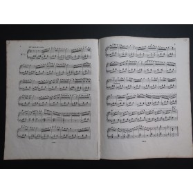 ADAM Adolphe Six Petits Airs du Cheval de Bronze Piano ca1835