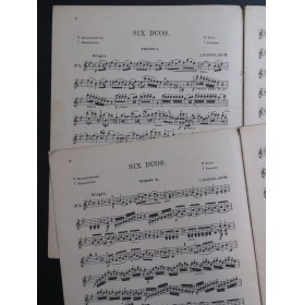 PLEYEL Ignace Six Duos op 23 pour 2 Violons