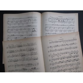 DE SARASATE Pablo Danses Espagnoles 1er Cahier Piano Violon ca1900