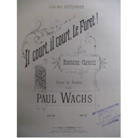 WACHS Paul Il court