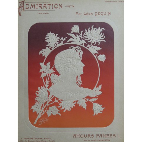 DEQUIN Léon Admiration Piano 1906