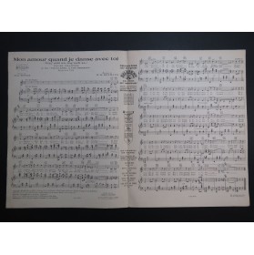 HEYMANN W. R. Mon amour quand je danse avec toi Chant Piano 1932