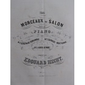 HECHT Edouard Caprice...