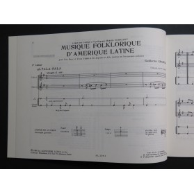 GRAETZER G. Musique Folklorique d'Amérique Latine Cahier No 3 1982