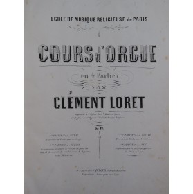 LORET Clément Cours d'orgue...