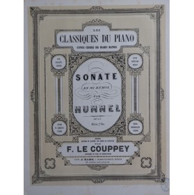 HUMMEL J. N. Sonate op 13...