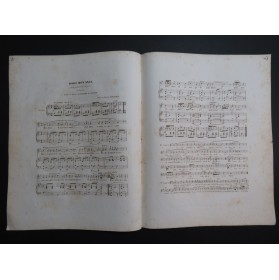 DE LATOUR A. Dors mon ange Chant Piano 1843