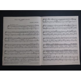 WHITING Richard A. Till we meet again Piano 1918