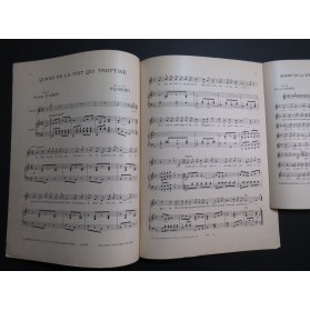 FLORENTI Quand on la voit qui trottine Chant Piano