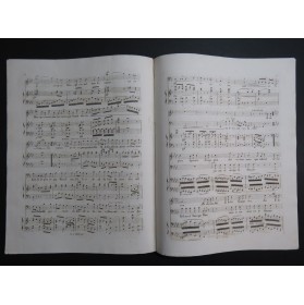 MEYERBEER G. Les Huguenots No 14 Duo Chant Piano ca1836