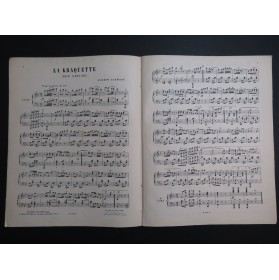 CLÉRICE Justin La Kraquette New Dancing Danse Piano 1906