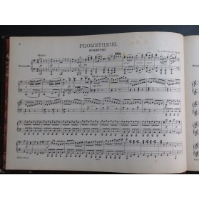BEETHOVEN Ouverturen Ouvertures Piano 4 mains XIXe