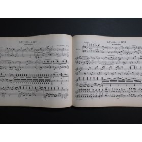 BEETHOVEN Ouverturen Ouvertures Piano 4 mains XIXe