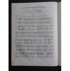 BRUGUIÊRE Édouard Je veux revoir ma patrie Chant Piano ca1830